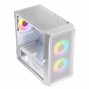Logic PORTOS ARGB MINI USB 3.0 kompiuterio korpusas, baltas