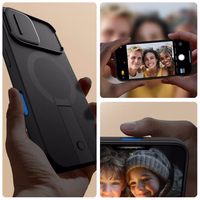 Tech-Protect Kevlar Aura Magnetinis dėklas telefonui iPhone 17 - juodas