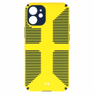 TEL PROTECT Grip dėklas telefonui Iphone 12 Mini geltonas
