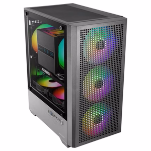 Mars Gaming MCQUANTUM kompiuterio korpusas „Midi Tower“ Juoda
