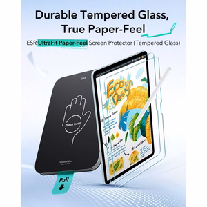 Apsauginė plėvelė ESR PAPER FEEL IPAD AIR 13" 1 / 2 / 3 2024-2026 skaidri