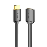 HDMI 2.0 vyras į HDMI 2.0 moteris prailginimo kabelis Vention AHCBD, 0,5 m, 4K 60Hz (juodas)