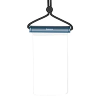 Vandeniui atsparus telefono dėklas "Baseus AquaGlide" su cilindriniu slydimo užraktu (mėlynas)