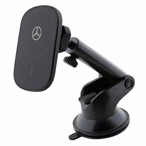 Mercedes MEWCCGSLK 15W indukcinis laikiklis oro angai/stiklui juodas/juodas Silver Stars MagSafe