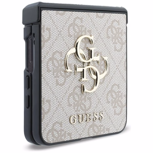 Rausvas „Guess Big 4G Logo“ dėklas, skirtas „Samsung Galaxy Z Flip8“