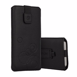 WONDER Deko Dėklas telefonui (dydis XL) Iphone 15/15 Pro/Iphone 16/16 Pro/Samsung S24/S24 Plus/S25/S25 Plus/A53/A55 5G juodas