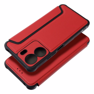 RAZOR knygos tipo dėklas telefonui Xiaomi Redmi 13C raudonas