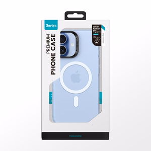 Benks Magnetic Lucid Armor dėklas (C068) iPhone 17 Air mėlynas (Camera Control mygtukas)