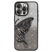 Tel Protect Butterfly Water dėklas telefonui Iphone 17 Pro juodas
