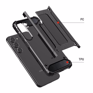 Armor anglies dėklas telefonui Samsung Galaxy S25 Ultra – juodas