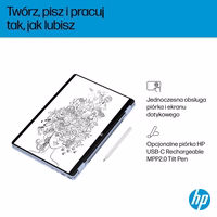 HP OmniBook 5 Flip 14-fp0004nw Intel Core 5 120U hibridinis (2-in-1) nešiojamasis kompiuteris 35,6 cm (14") 2K jutiklinis ekranas 16 GB LPDDR5-SDRAM 512 GB SSD Wi-Fi 6 (802.11ax) Windows 11 Home Mėlynas