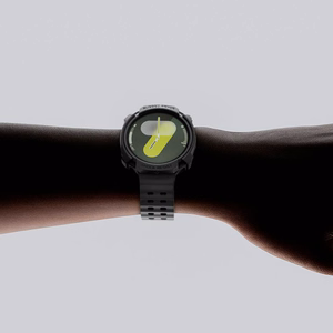 Spigen Rugged Armor dėklas Samsung Galaxy Watch 8 40mm - matinė juoda
