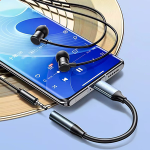 Wozinsky WACM-01 USB-C adapteris - 3.5 mm mini lizdas - juodas