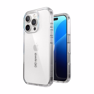 Speck GemShell dėklas, skirtas iPhone 16 Pro, „Clear“