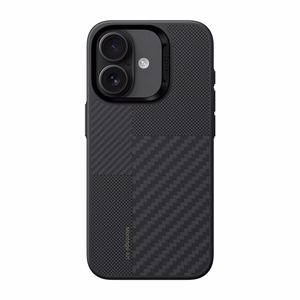 Benks Montage magnetinis Armor Pro Kevlar dėklas su metaliniu rėmeliu 600D+1500D Iphone 16 Plus telefonui juodas