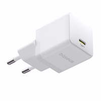 Įkroviklis Baseus Palm 20W USB-C + USB-C to USB-C cable 1.0m baltas P10111602213-01