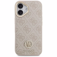 Guess 4G Strass Logo Magnetinis dėklas telefonui iPhone 17 - rožinė