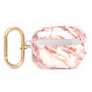Guess GUAPHCHMAP чехол для AirPods Pro розовый/розовый Marble Strap Collection