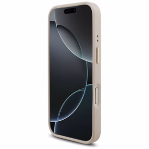 Guess 4G Big 4G Classic Logo Big Strap Metal Buttons dėklas iPhone 17 Pro Max (m) - rožinis
