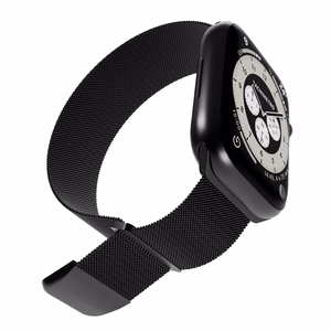 Ремешок Puro 'MILANESE' для Apple Watch 42-44-45-49 мм, чёрный