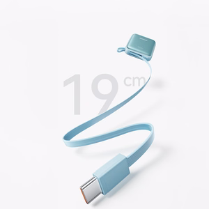 Joyroom JR-PBF27 Pro 10000mAh 30W Power Bank with Built-in USB-C Cable and Additional Bidirectional USB-C to Lightning Cable - White