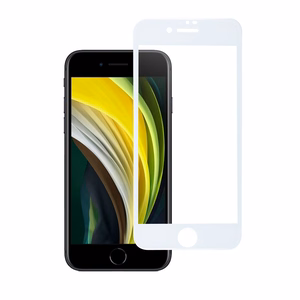 Apsauginis stiklas Blue Star - APP IPHONE 7/8/SE 2020 5D viso ekrano dengiamasis - baltas