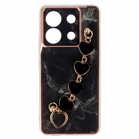 Dėklas telefonui Trend Case skirtas Xiaomi Redmi Note 13 5G dizaino 6 juodas