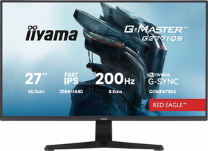 iiyama G-MASTER G2771QS-B1 kompiuterio monitorius 68,6 cm (27") 2560 x 1440 pikseliai Wide Quad HD Juoda