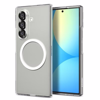 Spigen AirSkin Mag MagSafe dėklas telefonui Samsung Galaxy Z Fold 7 - skaidrus ir baltas