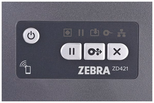 Zebra ZD421D – tiesioginio terminio spausdinimo etikečių spausdintuvas, 300 × 300 dpi, 102 mm/s, laidinis ir belaidis su Ethernet ir Bluetooth