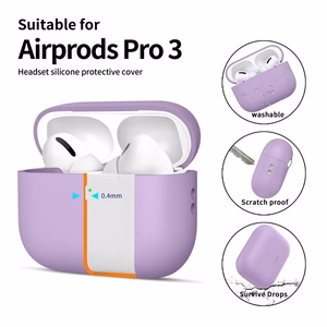 Tech-Protect silikoninis dėklas AirPods Pro 3 violetinis