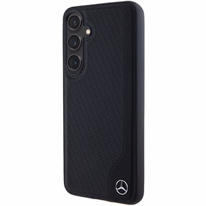 Mercedes odinis įspaustų linijų Magnetinis dėklas telefonui Samsung Galaxy S24 - juodas