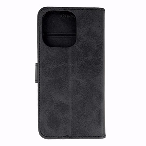 Odinis knygos tipo dėklas telefonui iPhone 16 Pro - juodas
