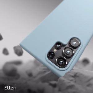 Etteri Silikoninis dėklas for Samsung Galaxy S24 FE šviesiai mėlynas