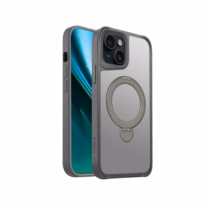 Etteri Matinis Mag Ring dėklas (m) telefonui iPhone 15 6,1 pilkas (m)