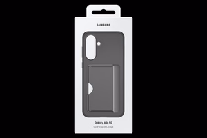 Samsung dėklas su kortelių kišene EF-OA566TBEGWW, skirtas Samsung Galaxy A56 5G – juodas
