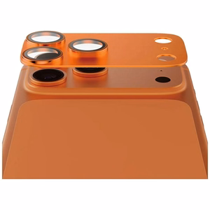 PanzerGlass Fender kameros apsauginis grudintas stiklas iPhone 17 Pro - oranzinis