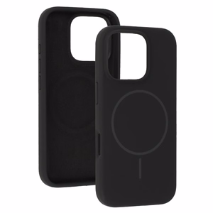 Magsafe plonas silikoninis dėklas Iphone 17 Air - juodas