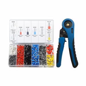 E6223 insulated cable terminal and crimping tool set