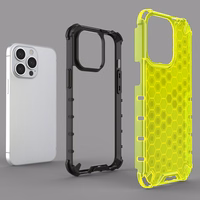 Honeycomb Case šarvu dangtelis su TPU buferiu iPhone 13 Pro raudonas