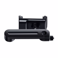 Automobilinis laikiklis Baseus "BackSeat Holder" juodas (bevielis krovimas 15W) (ne magnetinis / sėdynei)