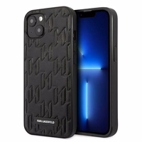 Dėklas telefonui Karl Lagerfeld KLHCP13SMNMP1K iPhone 13 mini 5,4\" juodas / juodas Monogramos plokštelė