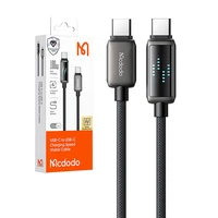 Mcdodo CA-4250 USB-C į USB-C kabelis, 100W, su LED indikacija, 1.2m