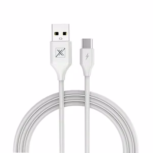 MX SET laidas 2.4A/Type-C/1M baltas
