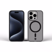 Dėklas telefonui FORCELL F-PROTECT Levels su dvigubo sluoksnio 4D technologija, karinio bandymo sertifikatu, suderinamas su MagSafe, skirtas IPHONE 16 PLUS dūminis juodas