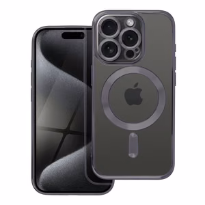 Чехол для iPhone 15 PRO Electro Mag Cover совместимый с MagSafe чёрный