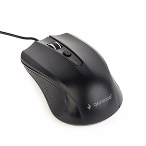 Gembird MUS-4B-01 pelė ambidekstrinė USB Type-A optinė 1200 DPI