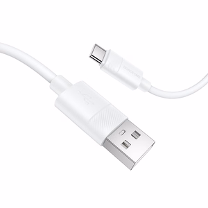 "Borofone" kabelis BX123 "Leya" - USB ir Typ C - 36W 3A 1 metras, baltas