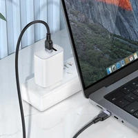 USB kabelis Hoco X109 60W USB-C to USB-C 2.0m juodas
