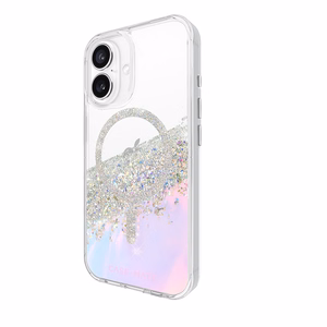 Case-Mate Karat MagSafe dėklas, skirtas iPhone 16, holografinis „Soap Bubble“